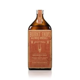 Burnt Ends Blended Whiskey, 50cl - 45% ABV Blend of Tennessee Rye Whiskey and Single Malt Scotch - Small Batch Crafted Blended Whiskey – Master of Malt
