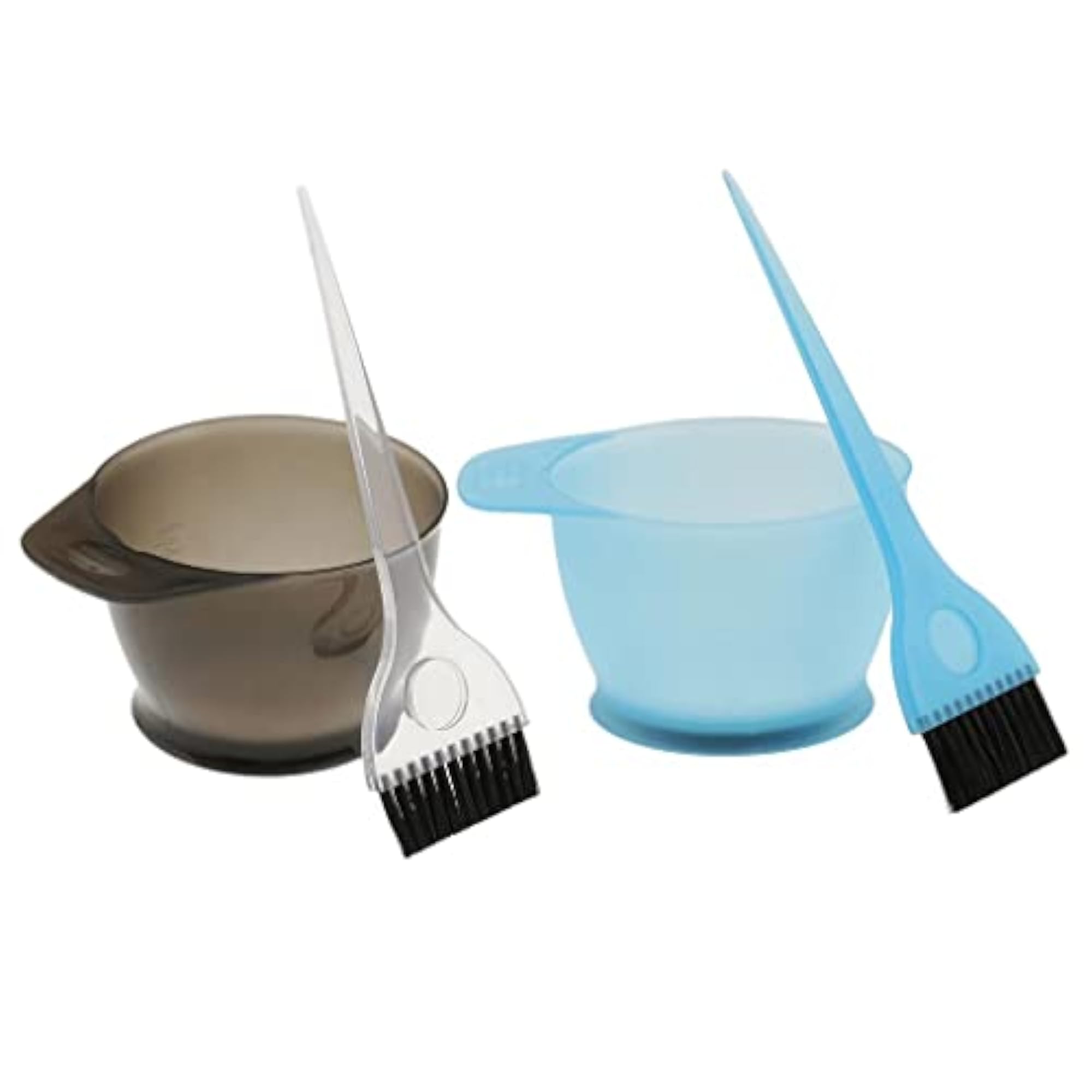 Salon Hair Dye Color Bowl Comb Brush Set, 2 Kit