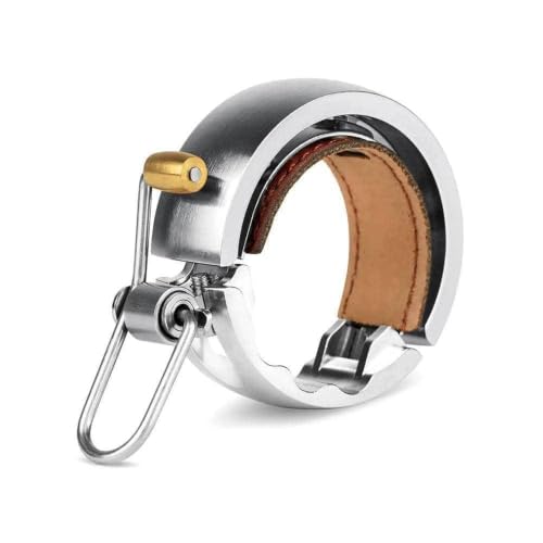 Knog Oi Luxe Aluminium Bike Bell Silver Small 22.2 mm/Large 23.8-31.8 mm
