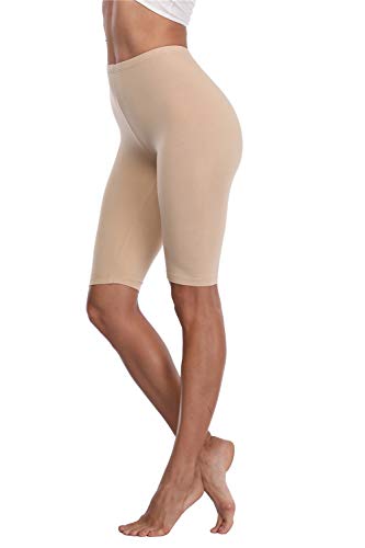 Kotii Women's Buttery Soft Short Leggings Modal Cotton Shorts Under Dresses Leggings Pants2