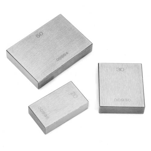 32pc Steel Metric Gage Block Lathe Gauge Grade 0 Slip Inspec Blocks 1.005-50mm