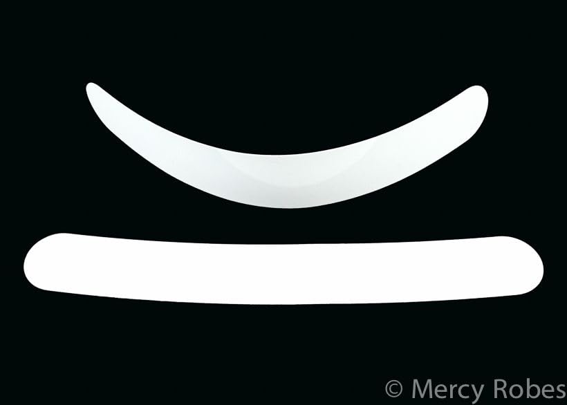 Mens Long Sleeves French Cuff Tab Clergy Shirt (Black)3