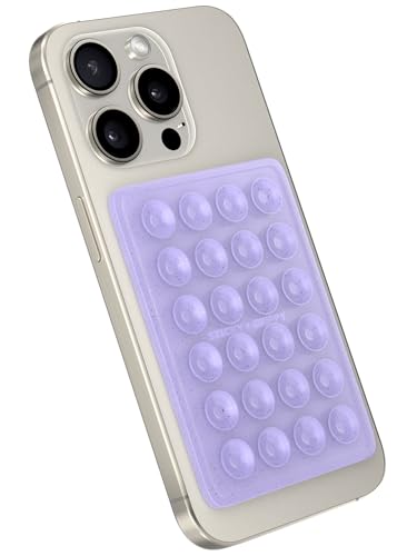 StickyGrippy Suction Phone Case Mount, Sillicon Adhesive Phone Accessory for iPhone and Android...