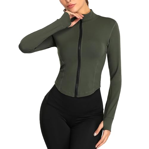 XDSP Felpe Donna e Zip Leggero Giacca da Corsa Traspirante