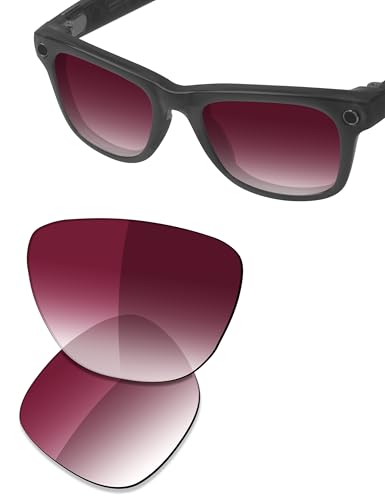 Image of SAUCER Premium Replacement Lenses Compatible with Ray-Ban Meta Wayfarer (Gen 2) RW4012 53mm | RW4008 53mm Smart Sunglasses