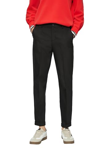 Pantalon long s.Oliver coupe droite pour femme en coton