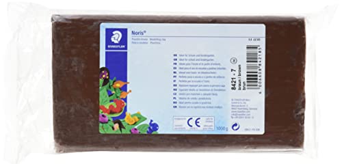 STAEDTLER Noris Club 8421 Plastiline Clay 1000 g Brown