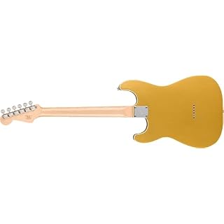 Squier Paranormal Custom Nashville Stratocaster (Aztec Gold) – Guitare Électrique - Les Beatles, Paul McCartney, John Lennon, RIngo Starr, George Harrison Squier Paranormal Custom Nashville Stratocaster (Aztec Gold) - Guitare Électrique – Image 2