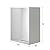 WOODBRIDGE 60 in. L x 36 in. W x 75 in. H Alcove Solid Surface Shower Combo Kits with Glue Up Shower Walls in High Gloss White and Curbless Shower Base with Center Drain in White