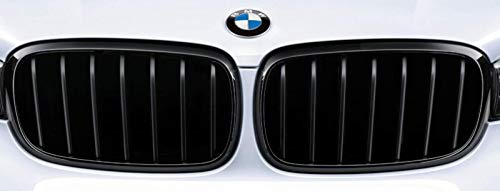 EuroActive BMW Brand 2014+ F15 X5 OEM Genuine M Performance Gloss Black Front Grille Pair