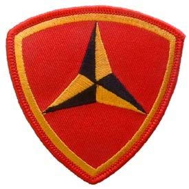 Original Famous Patches & Appliques Usmc, 03Rd Division - Embroidered Novelty Patches, Iron On Patch - 3"