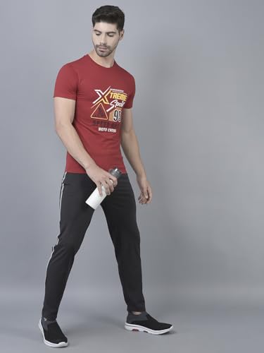 Image of Dollar Cotton Rich Fabric Solid Men's T-Shirt | Fashionable Prints | Branded Loop Label | Wide Array of Attractive Colours