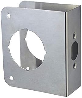 Door Guard Reinforcer 1-3/8-Inch Thick by 2-3/8-Inch Backset 2-1/8-Inch Bore with Bronze Color