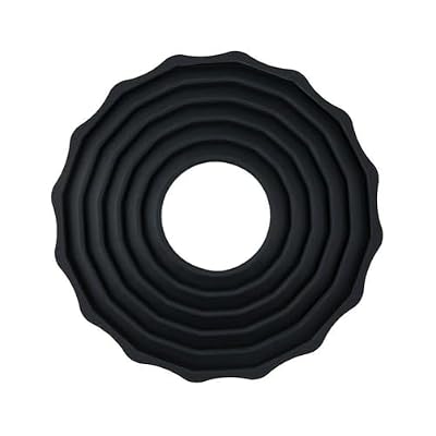 Universal Foldable Reversible Silicone Camera Lens Shade 53mm-88mm(Large)
