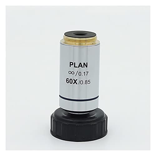 Microscope 4X 10X 20X 40X 100X 195 Achromatic Objectives(Infinity 60X)