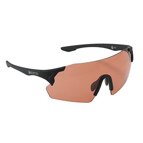 Beretta Unisex Protective Shooting Safety Plastic Frame Challenge EVO Glasses for Eye Protection - Orange