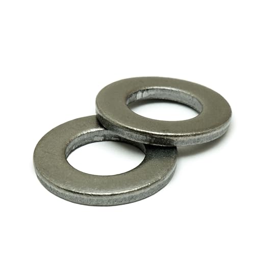 MonsterBolts - M5 Flat Washer, DIN 125A, Plain, 10 Pack