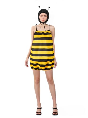 IWALUE Baby Boys Girls Bumble Bee Costume Halloween Funny Animal Outfits (Toddler,2-3 Years