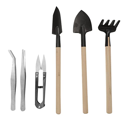 OUNONA 8pcs conjunto de herramientas Bonsai Kit mini herramientas de jardín Herramientas Bud y...