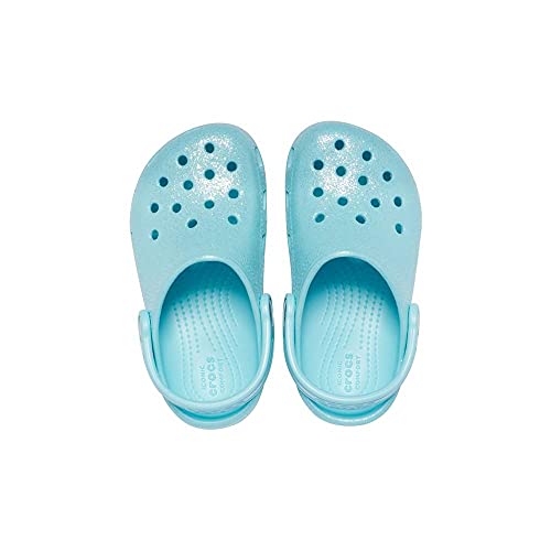 CROCS Classic Glitter Clog K - Black - J1 , 206993-001-J1, Kids Unisex , Black , J1