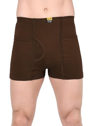 Image of Digsel Men 100% Cotton Inner Elastic Packet Trunks
