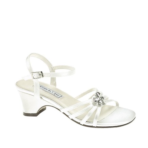 TOUCH UPS BY BENJAMIN WALK Kids' Betsy Tod/Pre School (White Satin 8.0 M)