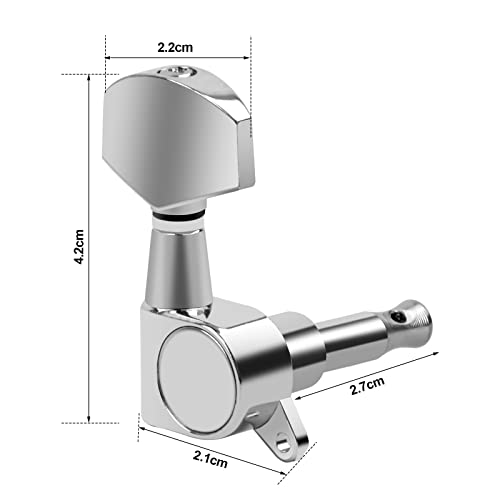Colexy 6 Pièces Guitare Mécaniques Boutons, 3L3R Mécanique guitare Clés Chevilles Mécaniques, Guitare Cordes Tuning Pegs… - Les Beatles, Paul McCartney, John Lennon, RIngo Starr, George Harrison Colexy 6 Pièces Guitare Mécaniques Boutons, 3L3R Mécanique guitare Clés Chevilles Mécaniques, Guitare Cordes Tuning Pegs… – Image 3