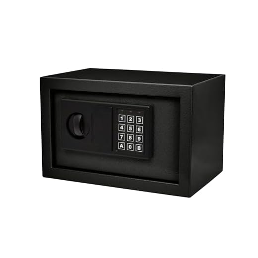 Digital Safe-Electronic Steel Safe with Keypad, 2 Manual Override Keys-Protect Money, Jewelry, Passports-For Home, Business or Travel by Stalwart
