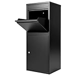 FERNVALE Extra Large Lockable Wall-Mount Mailbox – Secure Parcel Delivery Box with Anti-Theft Design, Weatherproof Steel Parcel Drop Box for Multiple Packages – Ideal for Home & Office