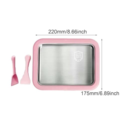 Image of Ice Cream Maker Yogurt Maker Machine for Homemade Rolled Cream Sorbet Gelato Pink | Home & Garden | Kitchen, Dining & Bar | Small Kitchen Appliances | Ice Cream Makers