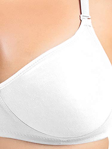 Image of SONARI Women's Non-Padded T-Shirt Bra | Wire-Free, Medium Coverage, Comfortable Polyester-Cotton Blend Fabric | Adjustable Straps, Ideal for Sports Catwalk
