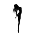 Produktbild Appiu Fashion car Decal Schönes Auto der reizvollen Schönheit der Persönlichkeit reflektierende Aufkleber der Autoaufkleber (Color : Black)