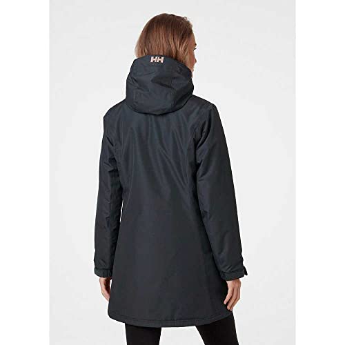 Helly Hansen Long Belfast Jacket Women's Jacket - Ebony, S, Black - Afbeelding 6