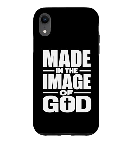 Made In The Image Of God �N���X�`���� �M�� �f�U�C�� �X�}�z�P�[�X iPhone XR �p