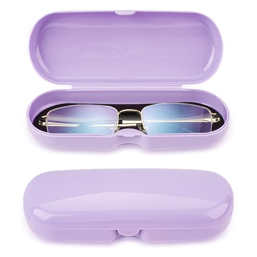Image of 2 Pcs Plastic Eyeglasses Cases, Portable Transparent Eye Glasses