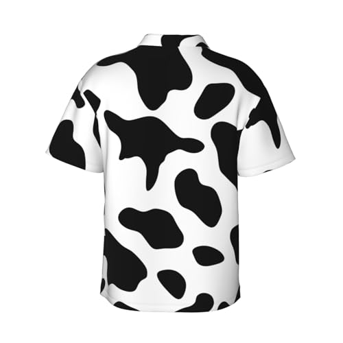 Chemise hawaïenne boutons et manches courtes motif vache - 5