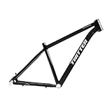 BSFHQS 27.5/29er Mountain Bike Frame 17' XC/Enduro Hardtail Frame Aluminum Alloy Disc Brake Frame 9 * 135mm QR Internal Routing BSA BB68mm(Black,29 * 17')