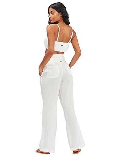 Billabong Women's New Waves Stripe Pant, White, Small3