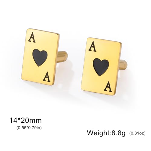 Mancuernillas para Hombre Acero Inoxidable Elegantes miniatura 4
