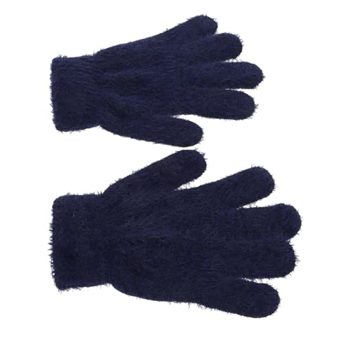 PartyKindom Kids Winter Soft Knit Gloves Warm Wool Mittens for Boys and Girls Soft Comfortable for Cold Weather