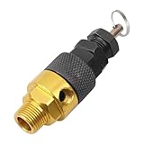 UTTASU 3/20.3 cm & 1/5.1 cm BSP Luftkompressor Sicherheitsventil 13 MPa Max Druck Messingkörper Softseal Niederdruckregler für industrielle Pneumatiksysteme und Druckbehälter