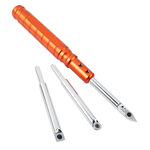 O'SKOOL Carbide Wood Turning Tools Set for Lathe Includes Diamond, Round, and Square Shape Replaceable Carbide Tipped Turning Lathe Chisels Wood Turning Projects for Turn Pens or Ornaments 5 O'SKOOL Carbide Wood Turning Tools Set for Lathe Includes Diamond, Round, and Square Shape Replaceable Carbide Tipped Turning Lathe Chisels Wood Turning Projects for Turn Pens or Ornaments - Image 5