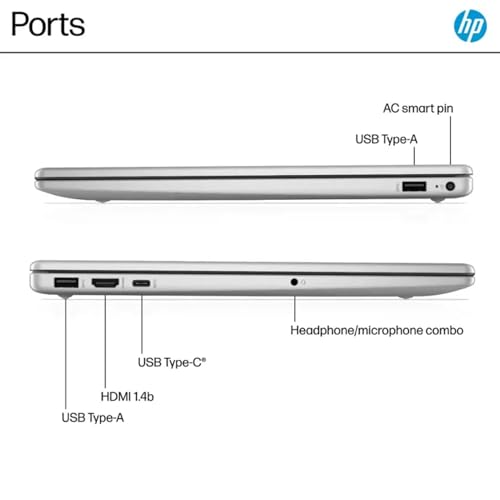 Image of HP 15.6 Touchscreen Laptop for Business, Intel 13th Gen i7-1355U, 32 GB DDR4 RAM, 1 TB SSD, 15.6 inch FHD Touch Display, Iris Xe Graphics, Fast Charge, Windows 11 Pro
