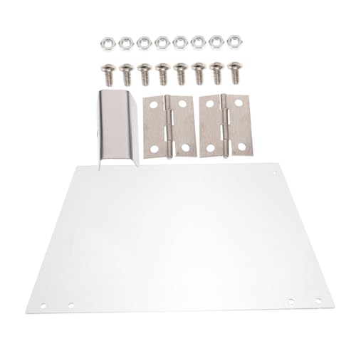 Hohopeti Panel para Máquina de de Maíz Accesorio de PVC Transparente Resistente y Ligero Fácil de Instalar y Limpiar Compatible con Máquina Comercial Parte Duradera y Reutilizable