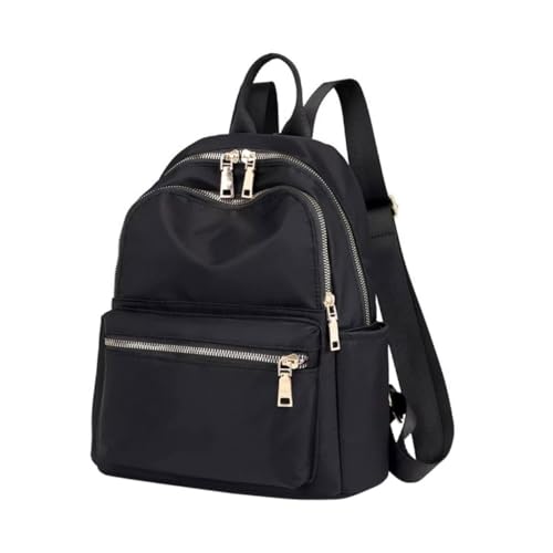 Hemobllo Mochila de Tela Oxford para Mujer Mediana Mochila Escolar de Moda Gran Capacidad Ligera y Portátil Adecuado para Viajes Compras y Uso Diario