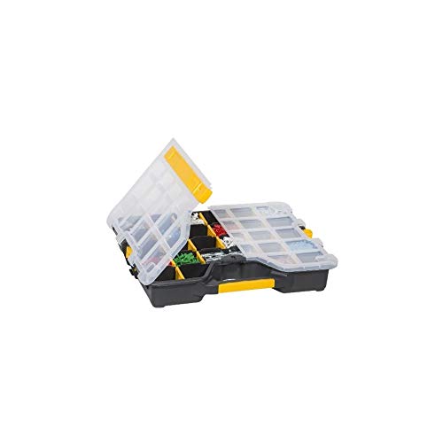 Allit 457420 Organizer Box"Europlus Basic S37/15,250,8 cm mit 6 Fächern/20 Trennstege