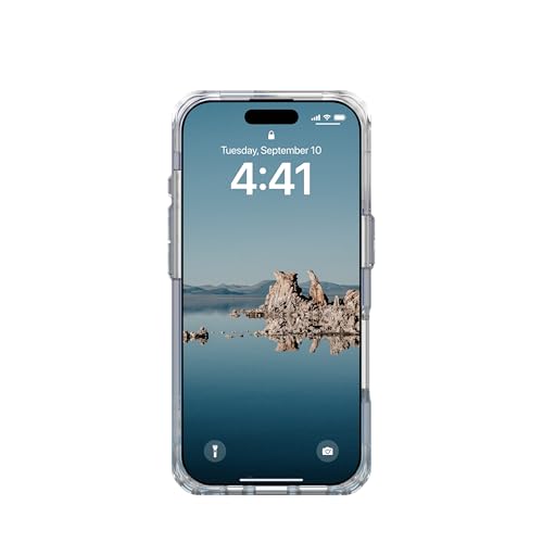 Image of URBAN ARMOR GEAR UAG [Limited Edition] Designed for iPhone 16 Pro Case 6.3 inch Plyo - Compatible with MagSafe Charging Rugged Anti-Yellowing Transparent Military Grade Protective Cover, Blue Ombre