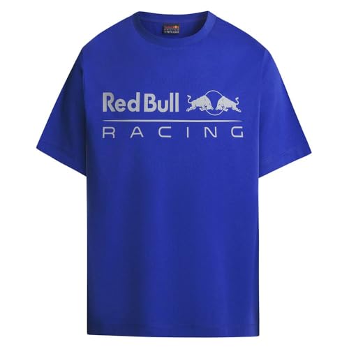 Red Bull Racing X Pepe Jeans RBR Logo Driver tee, Camiseta Hombre, Blue (Electric Blue),