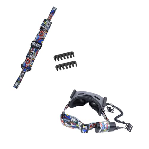 for DJI AVATA Goggles 2 / V2 �S�[�O���p�w�b�h�o���h �������X�g���b�v �O���t�B�e�B�J���[ �e������ VR �w�b�h�o���h�Œ�z���_�[ ������29-40CM�����\ ���K VR�A�N�Z�T���[ (�X�g���b�v�̂�) [���s�A���i]