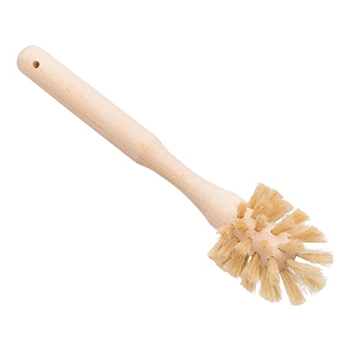 Redecker Espresso Cup Cleaning Brush, Soft Horsehair Bristles, 8.5 Inch Brush for 2 to 4 oz Cups, Made in Germany